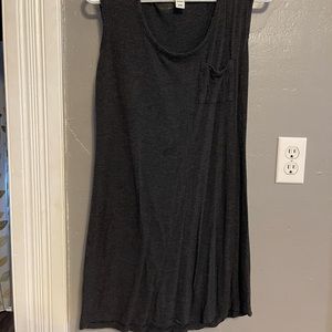 Grey tank dress